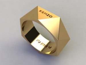 triangle ring 3D 프린트 모델
