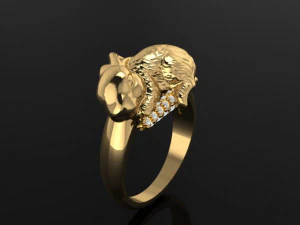 triangle ring 3D Print Model