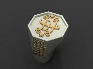 religious ring 3D Print Model