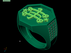 religious ring Model Cetak 3D