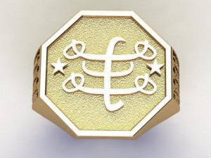 religious ring Model Cetak 3D