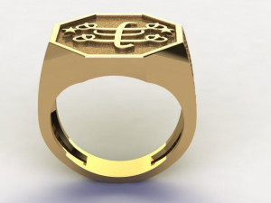 religious ring Model Cetak 3D