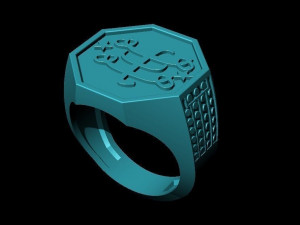 religious ring Model Cetak 3D