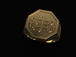 religious ring Model Cetak 3D