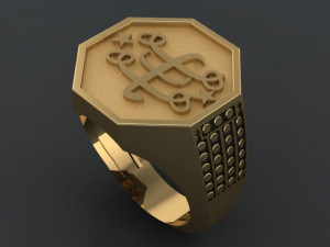 religious ring Model Cetak 3D