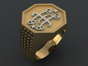 religious ring Model Cetak 3D