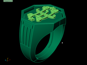 religious ring Model Cetak 3D
