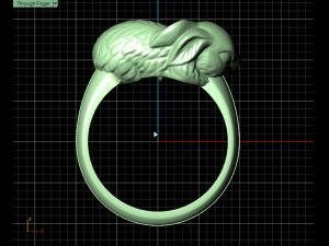 rabbit ring 3D Print Model