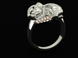 rabbit ring 3D Print Model