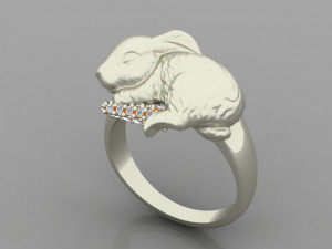 rabbit ring 3D Print Model