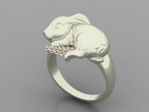 rabbit ring 3D Print Model
