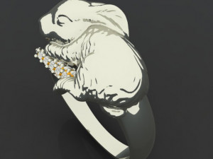 rabbit ring 3D Print Model