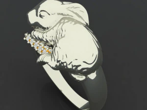 rabbit ring 3D Print Model