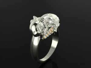rabbit ring 3D Print Model