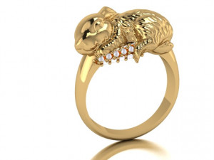 rabbit ring 3D Print Model