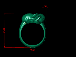 rabbit ring 3D Print Model