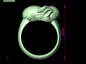 rabbit ring 3D Print Model