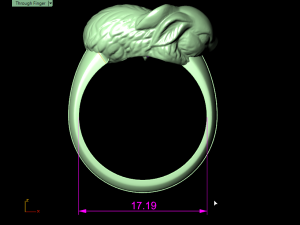 rabbit ring 3D Print Model