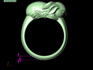 rabbit ring 3D Print Model