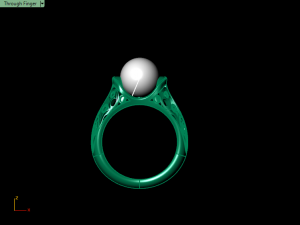 pearl ring 02 3D प्रिंट मॉडल
