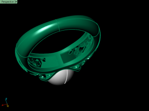 pearl ring 02 3D प्रिंट मॉडल