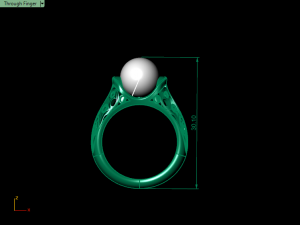 pearl ring 02 3D प्रिंट मॉडल
