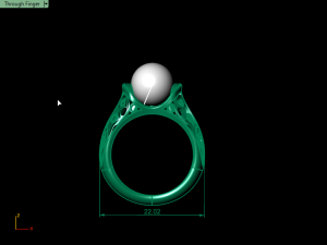 pearl ring 02 3D प्रिंट मॉडल