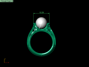 pearl ring 02 3D प्रिंट मॉडल
