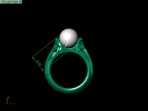 pearl ring 02 3D प्रिंट मॉडल