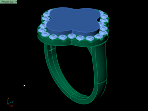 pearl ring Model do druku 3D