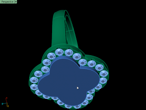 pearl ring Model do druku 3D