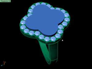 pearl ring Model do druku 3D