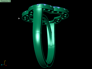 pearl ring Model do druku 3D