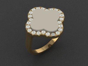 pearl ring Model do druku 3D