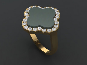pearl ring Model do druku 3D