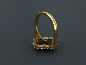 pearl ring Model do druku 3D