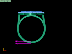 pearl ring Model do druku 3D