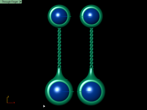 cluster earrings02 Model Cetak 3D