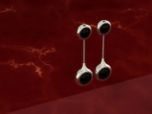 cluster earrings02 3D Print Model