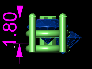cluster earring 3D Baskı Modeli