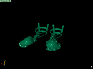 mask earring 3D Print Model