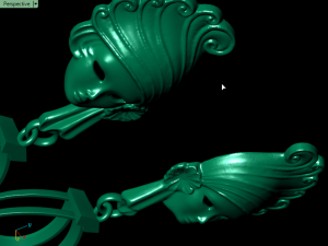 mask earring 3D Baskı Modeli