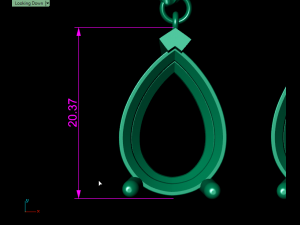 mask earring 3D Baskı Modeli