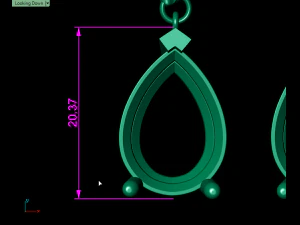 mask earring 3D Print Model