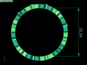 pazzle set ring 3Dプリントモデル