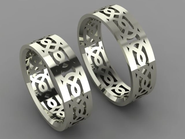 set ring01 3D Print Model .c4d .max .obj .3ds .fbx .stl .blend 