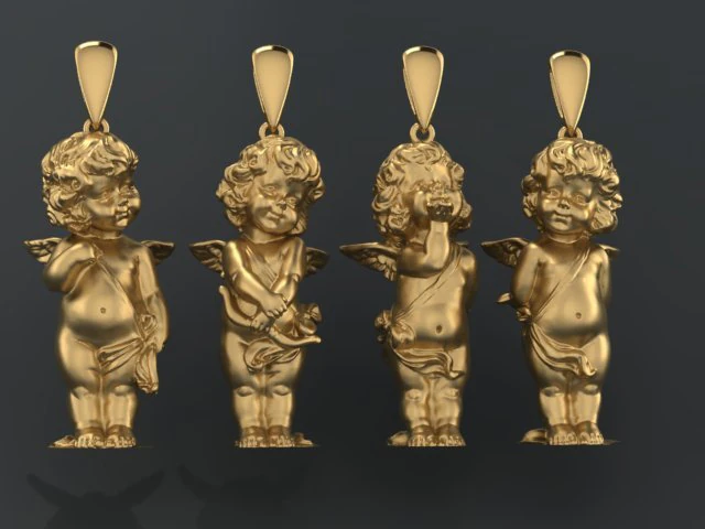 4angel 3D Print Model .c4d .max .obj .3ds .fbx .stl .blend