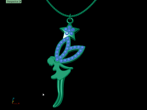 angel medal 3D Print Model
