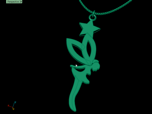 angel medal 3D Print Model