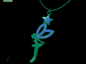 angel medal 3D Print Model